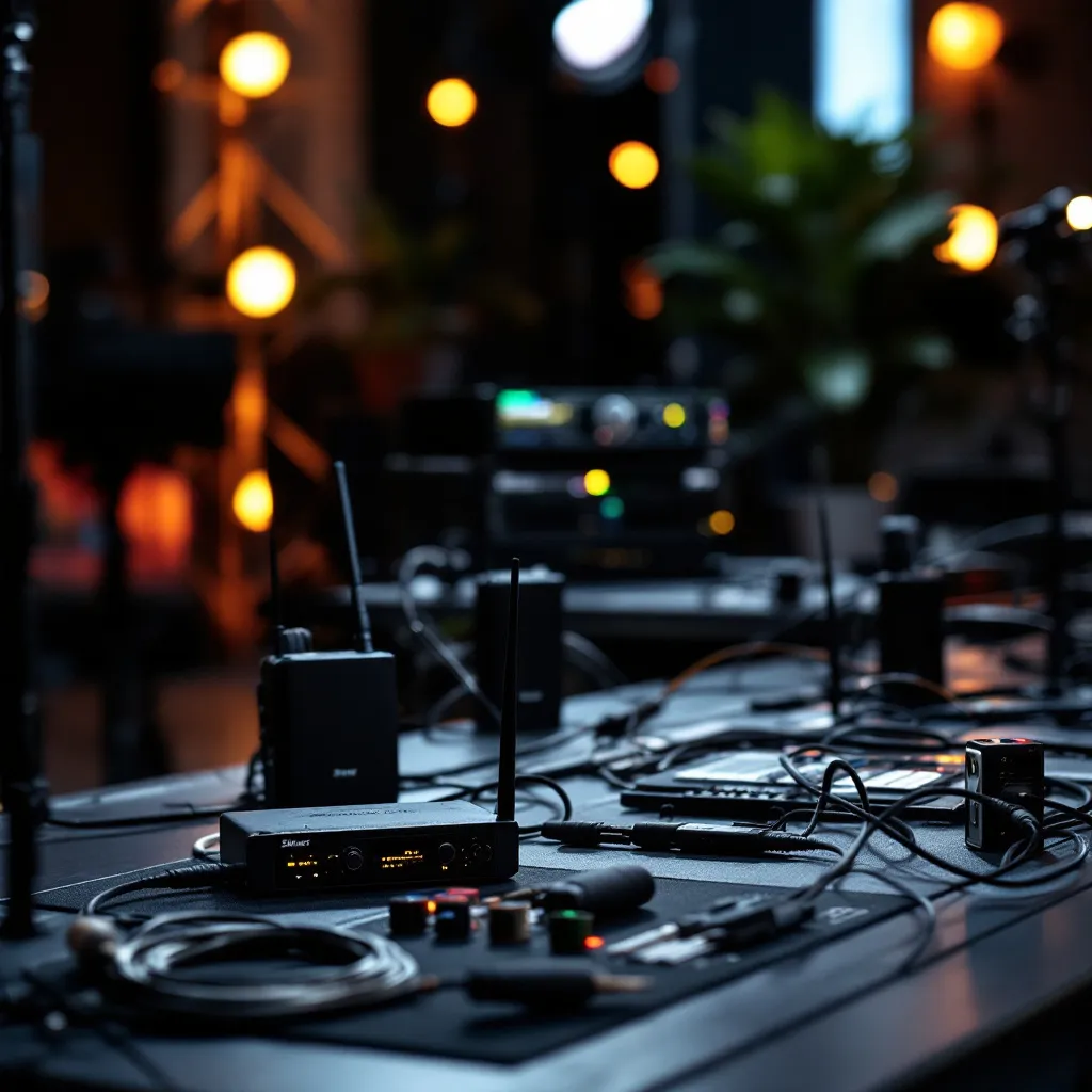 Shure AD PSM en utilisation durant un événement scénique