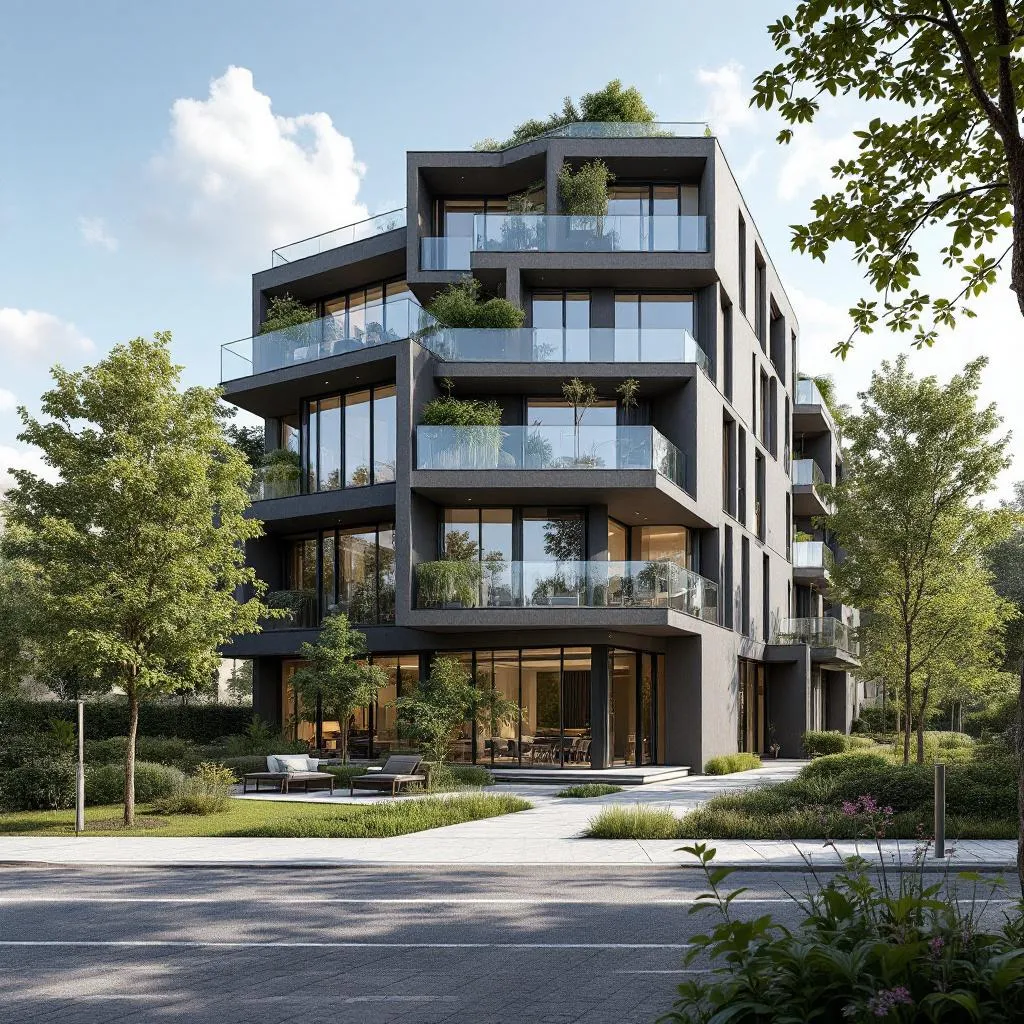 Un immeuble moderne représentant l'achat immobilier neuf en 2026