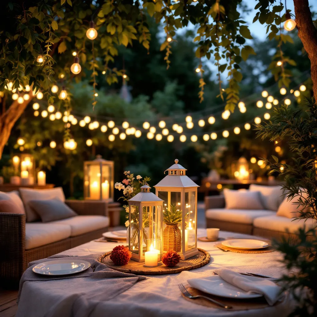 Lumière décorative pour garden party
