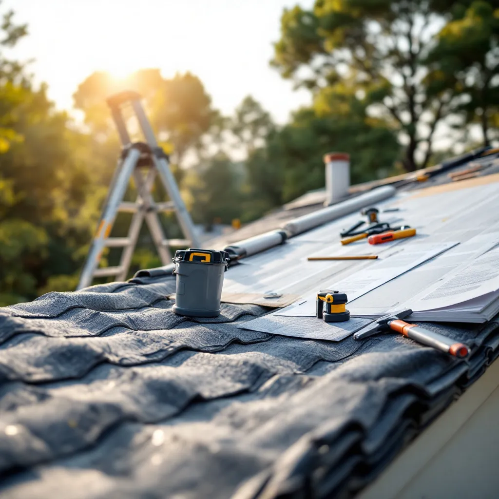 Couvreur professionnel à Saint-Laurent-du-Var effectuant des travaux de toiture