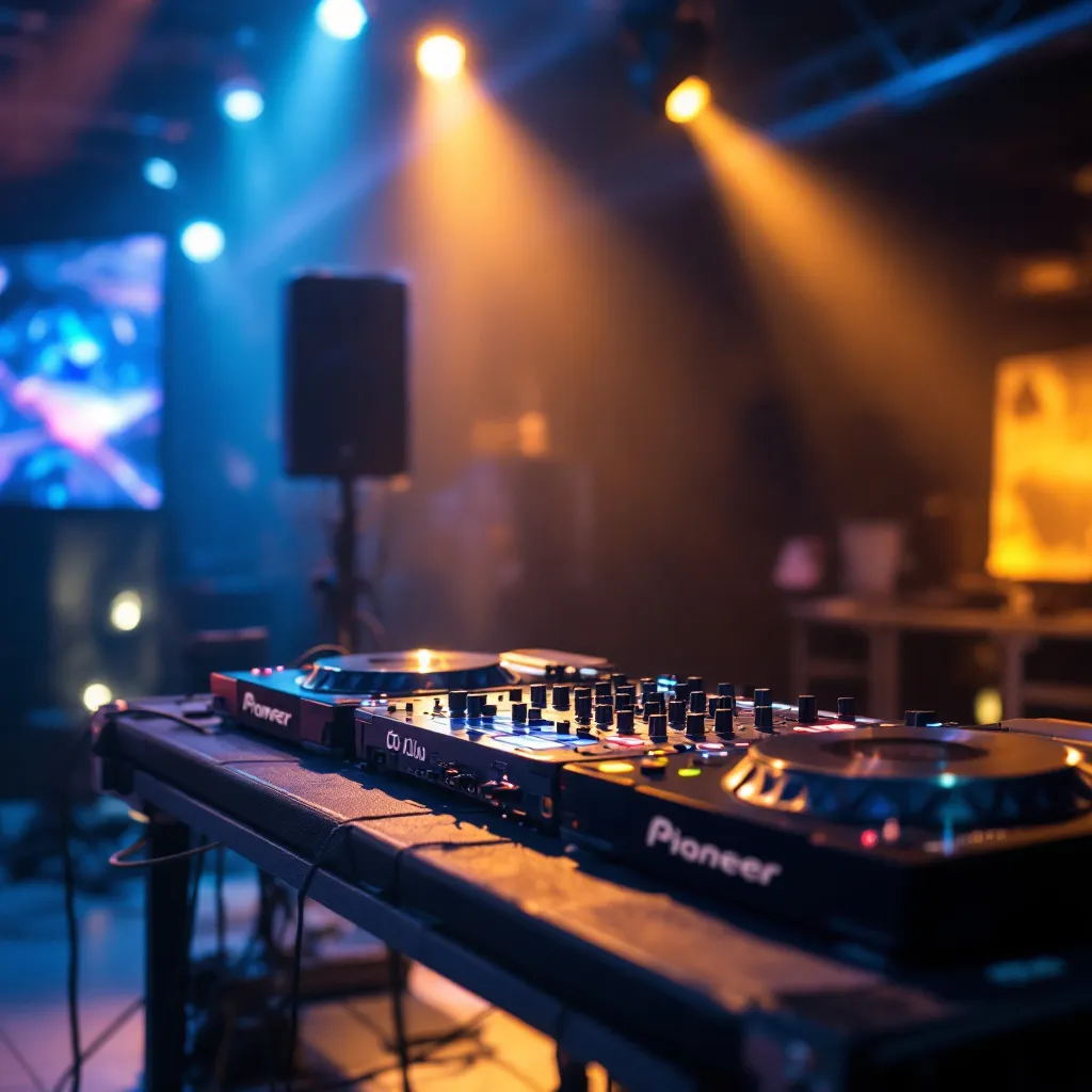 Pioneer CDJ3000 utilisé lors d'un événement professionnel