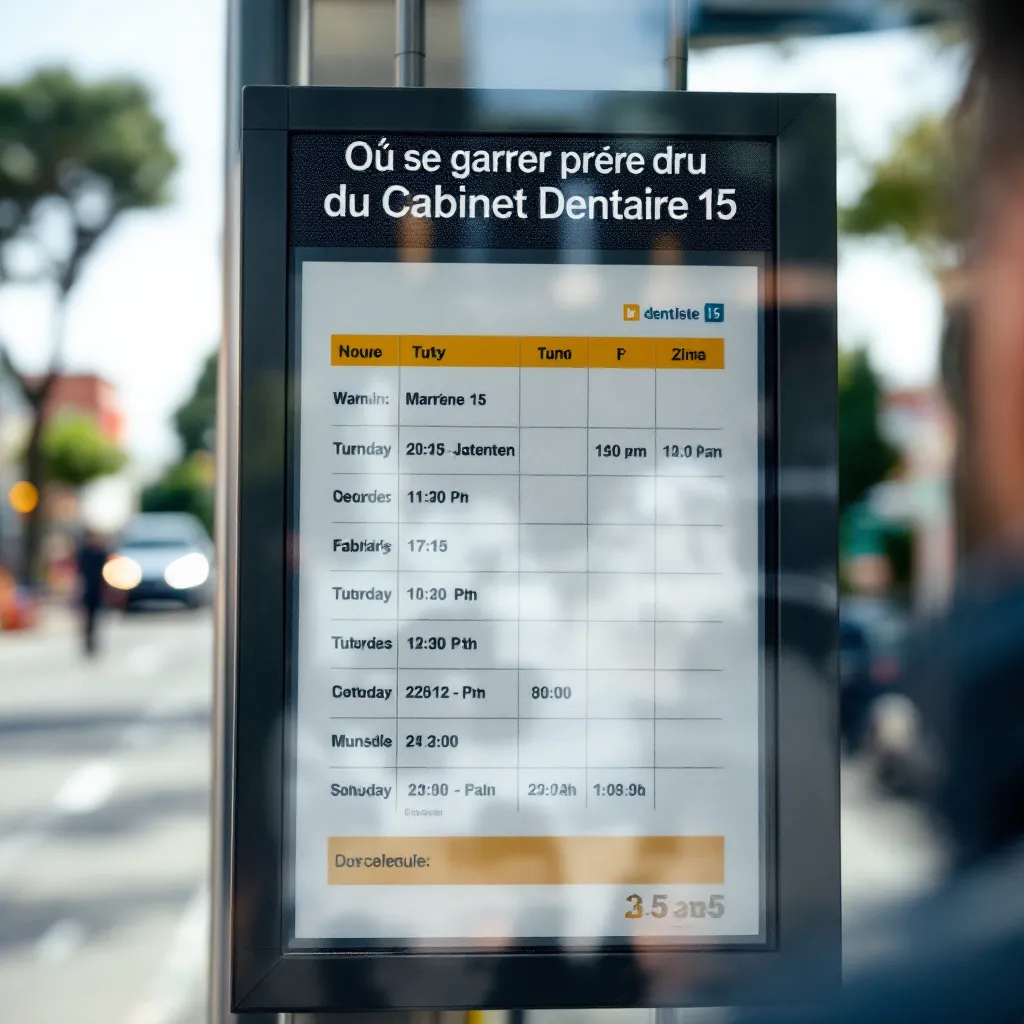 Plan des lignes de bus desservant le Cabinet Dentaire Saint-Louis