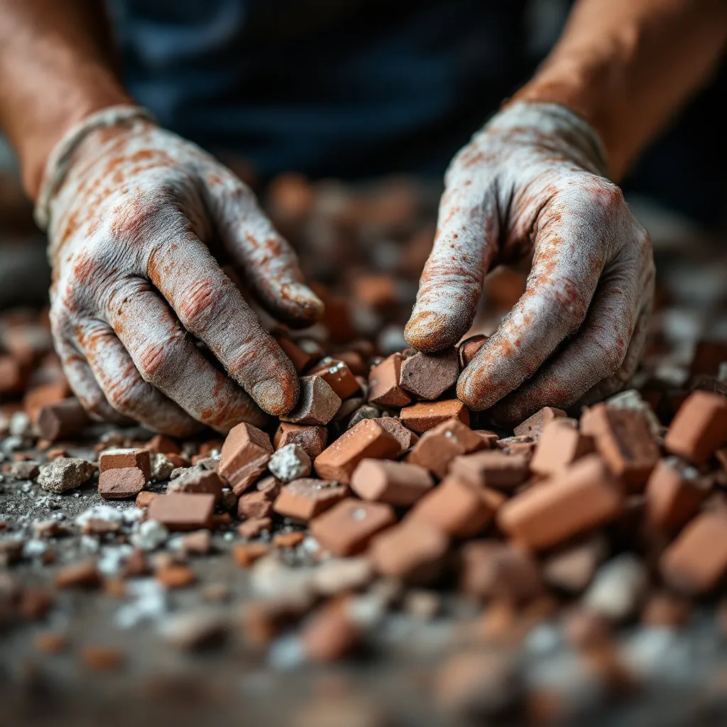Artisan couvreur à Nice effectuant le recyclage des tuiles