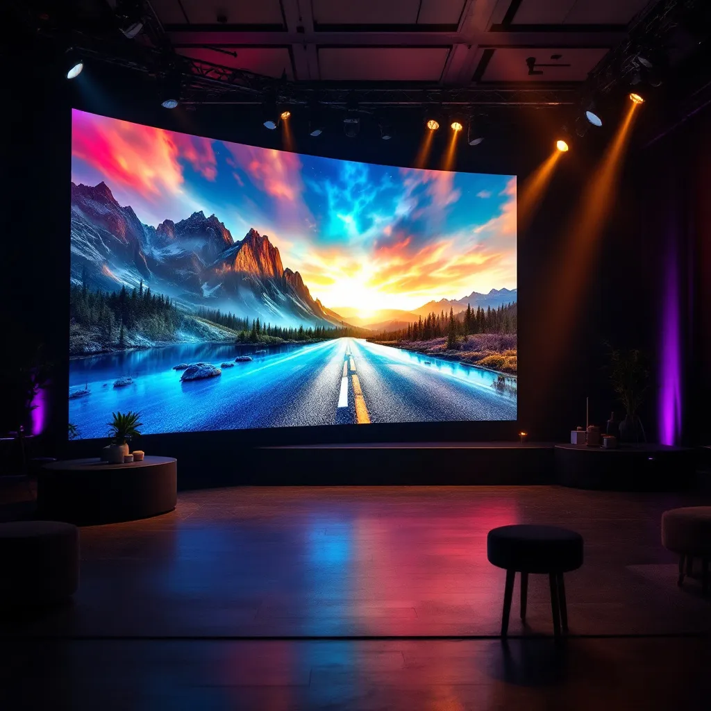 Écran LED 2.6 pour événements professionnels