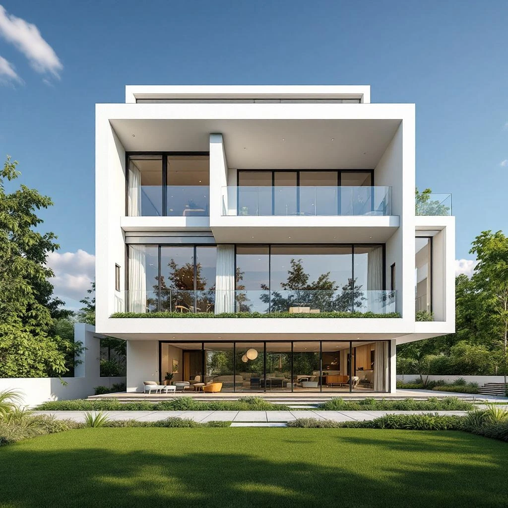 Vue d'un programme immobilier neuf en France