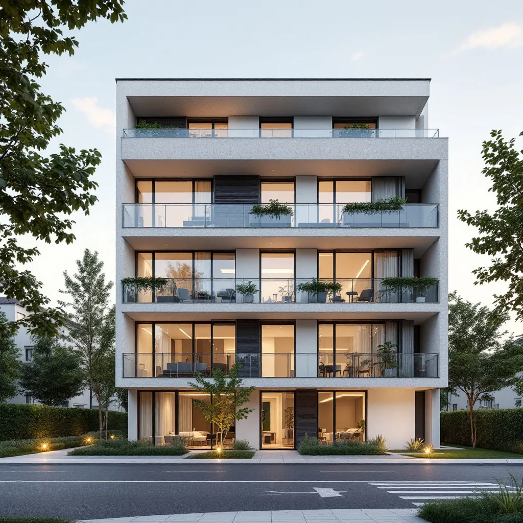 Vue d'un programme immobilier neuf en France