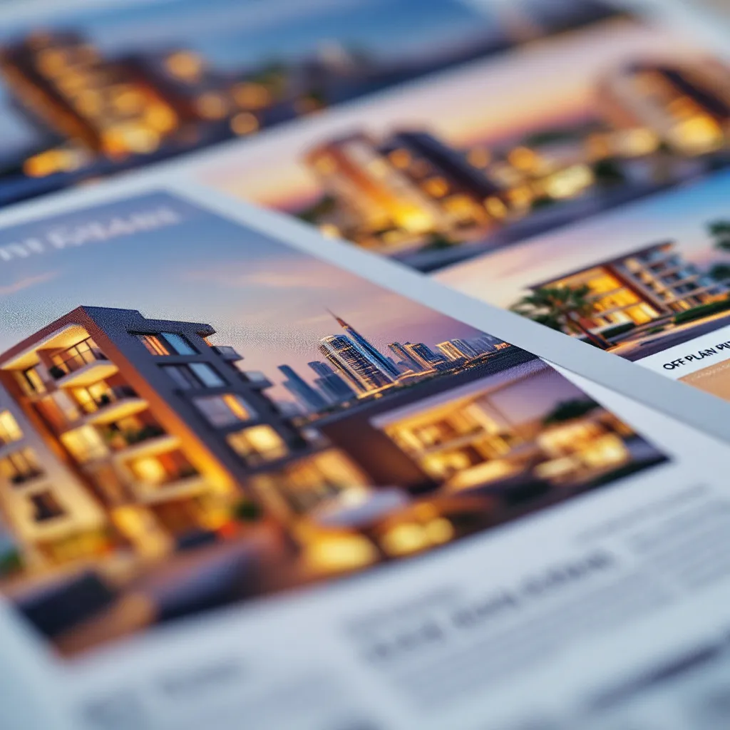 Construction site of new off-plan properties in Dubai
