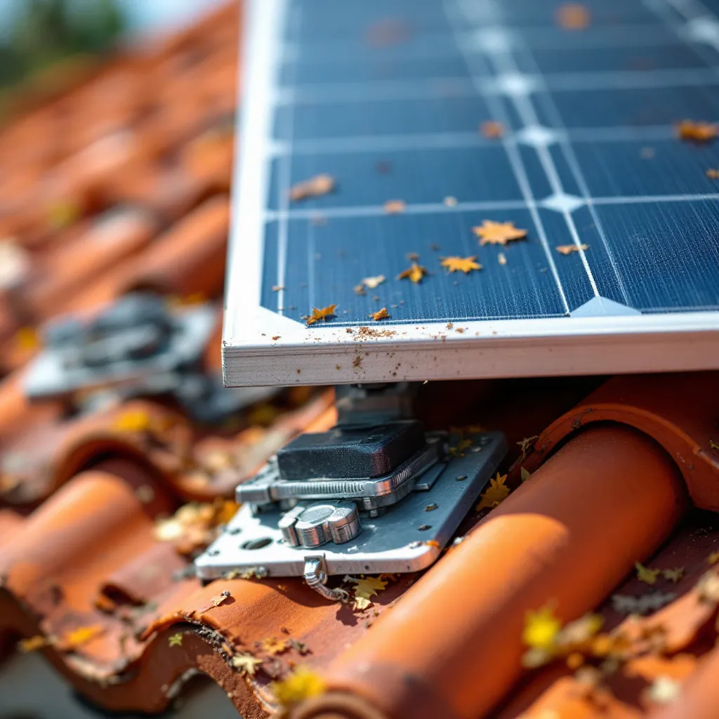 installation panneaux solaires sur une toiture rénovée