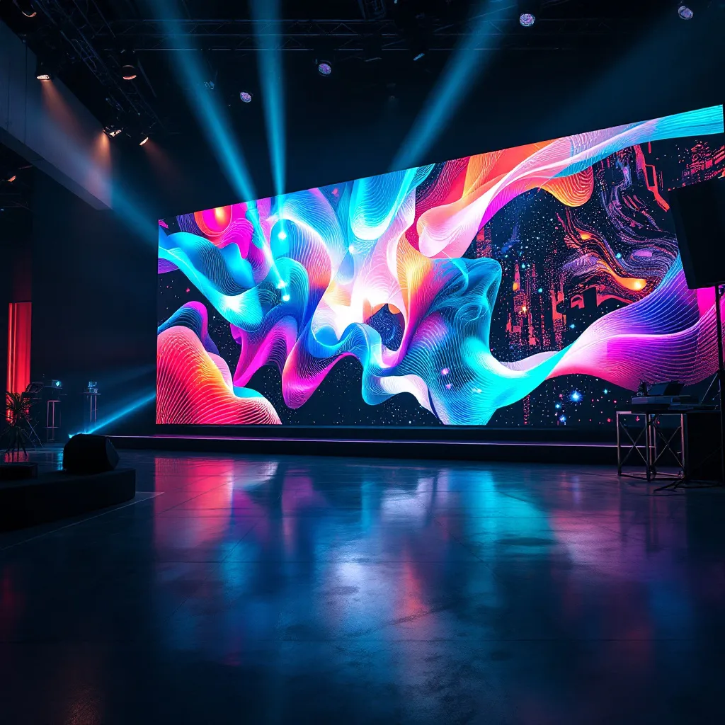 Mapping LED événementiel avec écran LED 2.6