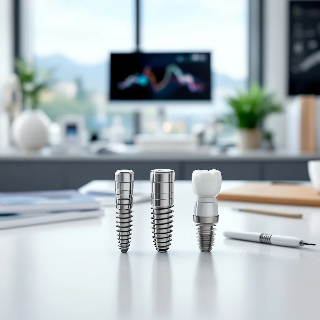 Comparaison entre implants dentaires en titane et zircone