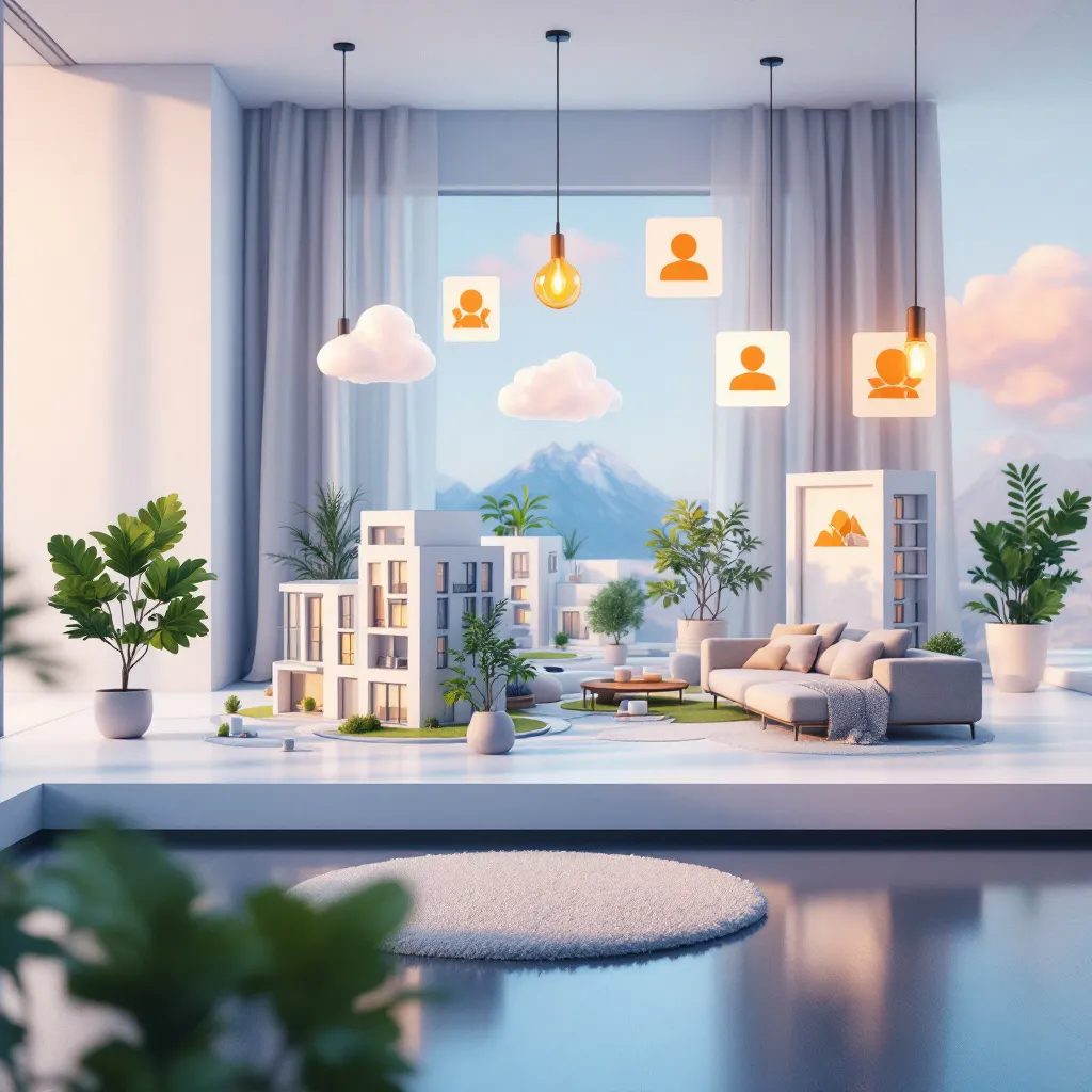 Visite virtuelle d'un appartement neuf dans le métavers