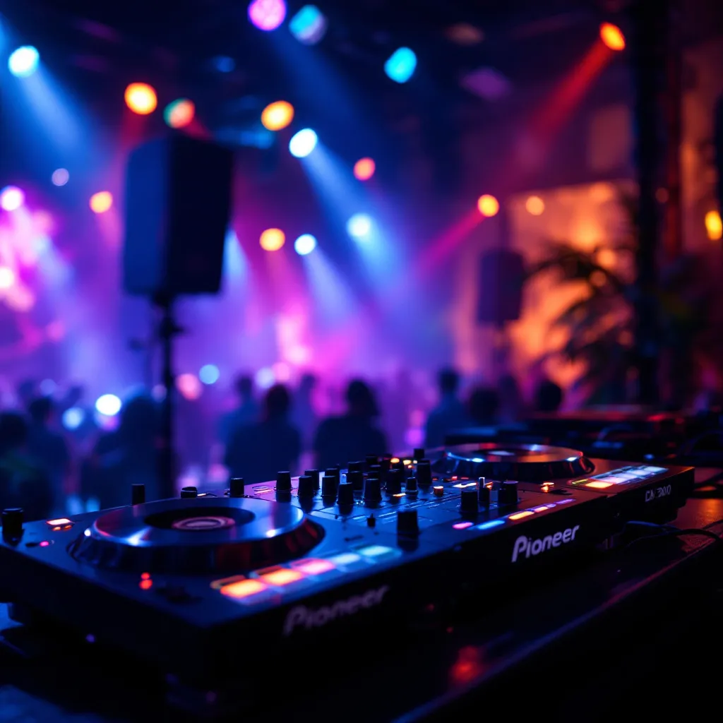 Pioneer CDJ3000 en action lors d'un événement professionnel