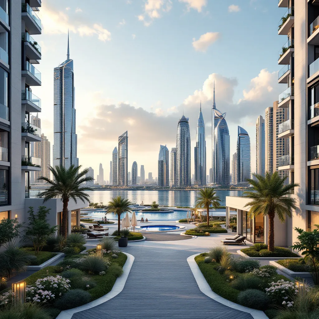 Dubai skyline with modern architecture