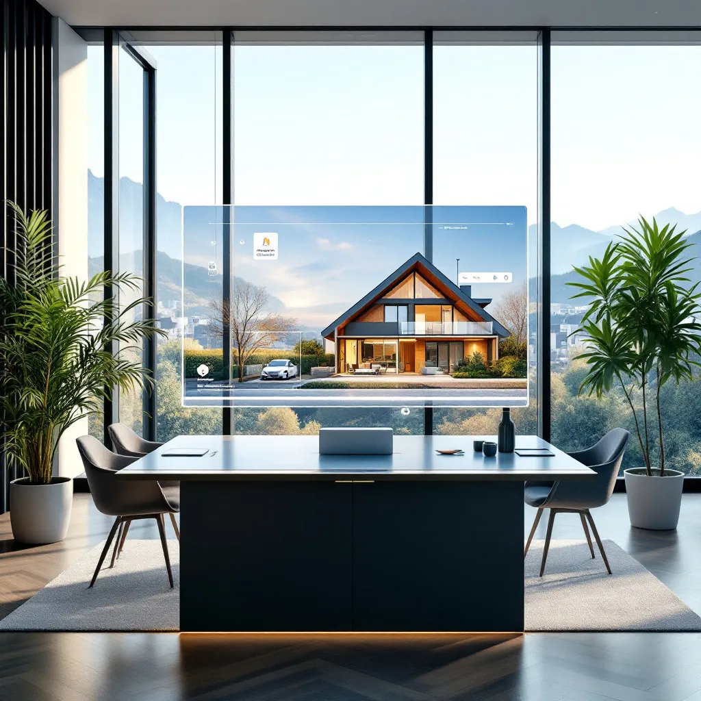 vue immersive d'un programme immobilier neuf en réalité augmentée