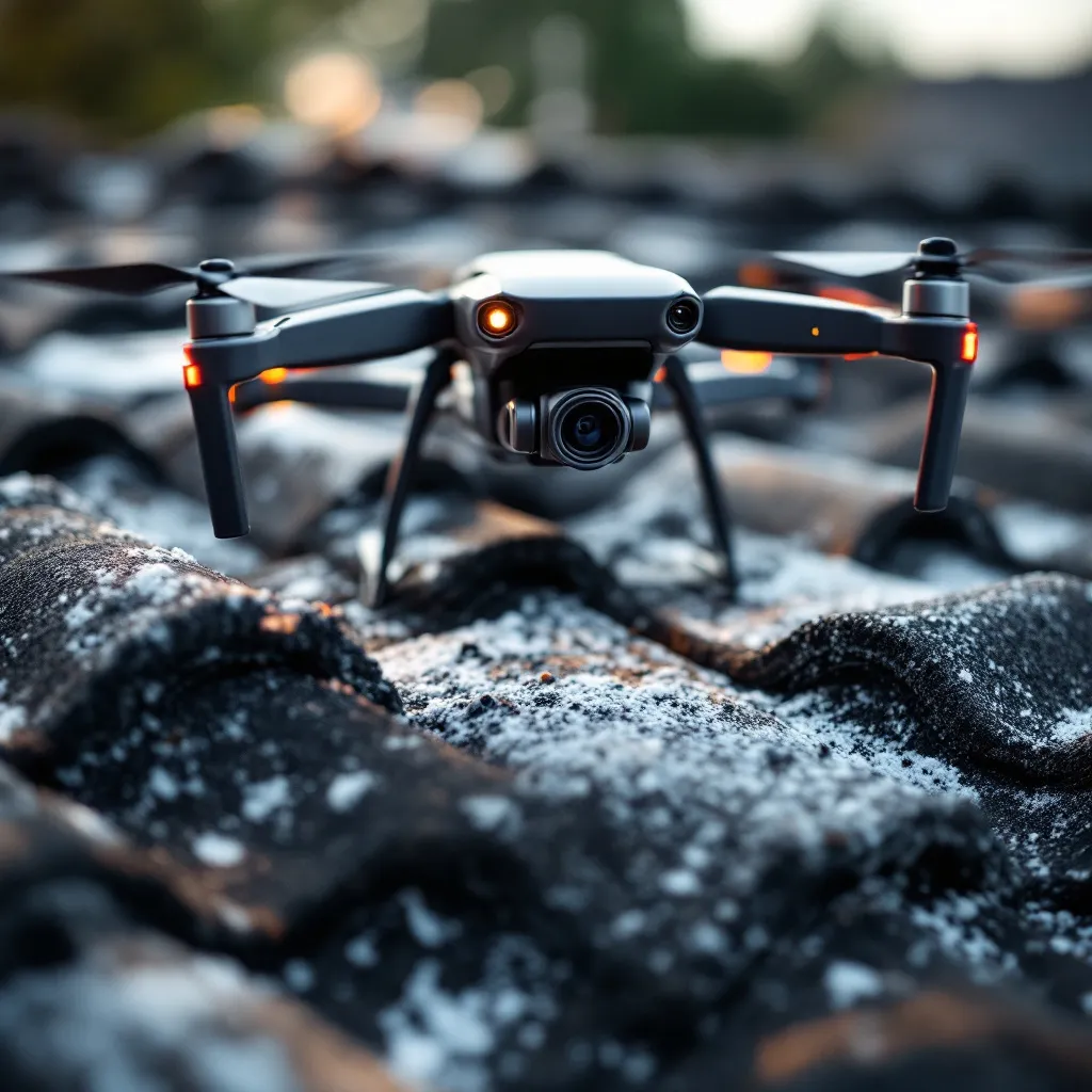 Inspection de toiture par drone dans les Alpes-Maritimes