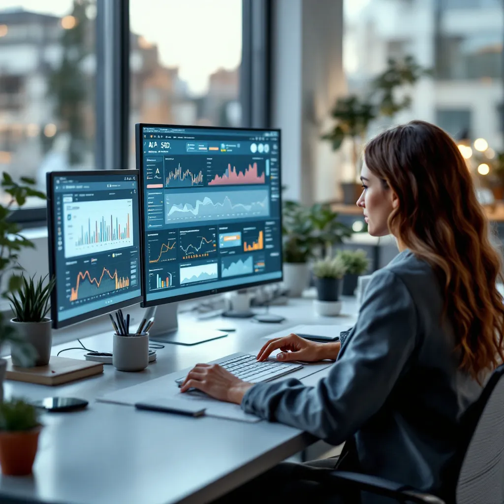 Illustration de l'IA SEO en action pour fidéliser les clients