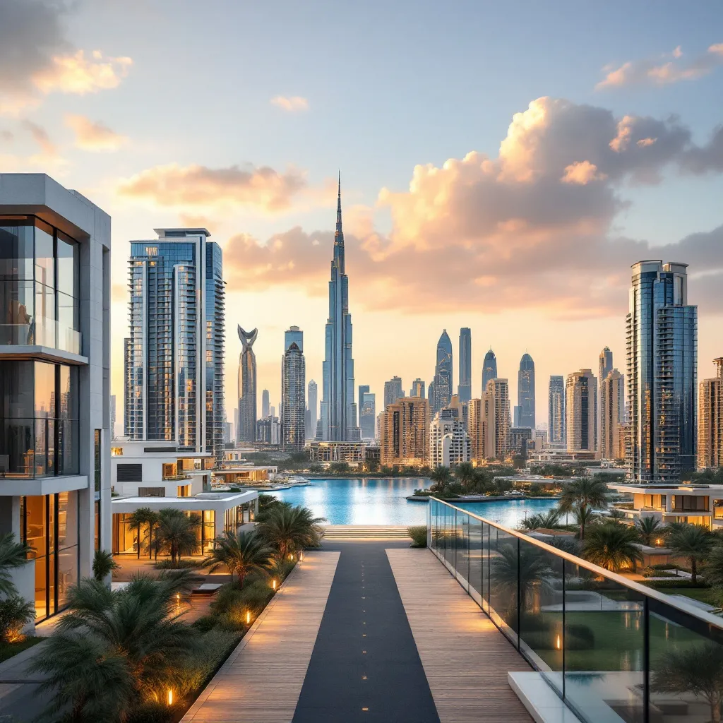 Buying Apartments in Dubai: Unique Locations Guide 2 Skyline of Dubai showcasing luxury apartments