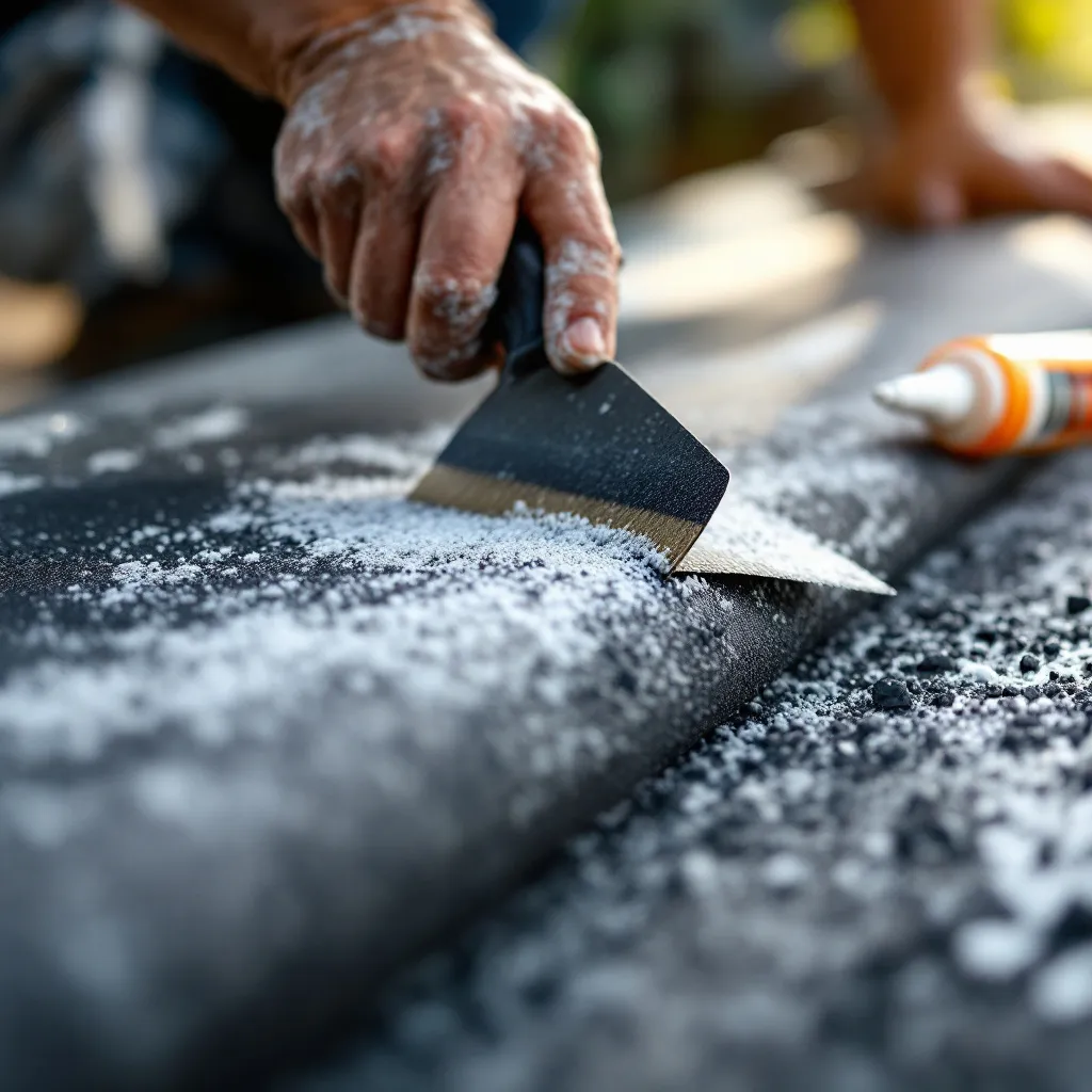 Artisan couvreur effectuant des réparations sur une toiture à Toulon