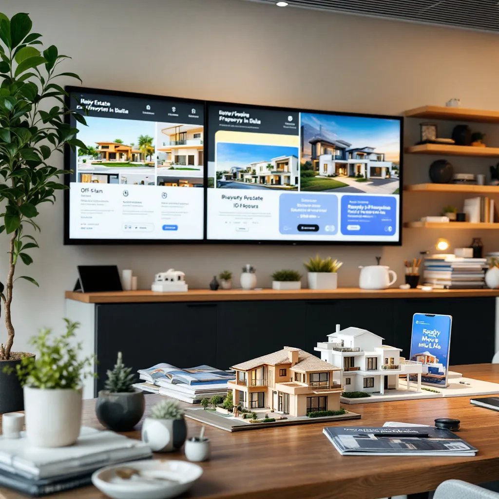 Dubai skyline with a variety of off-plan and ready properties