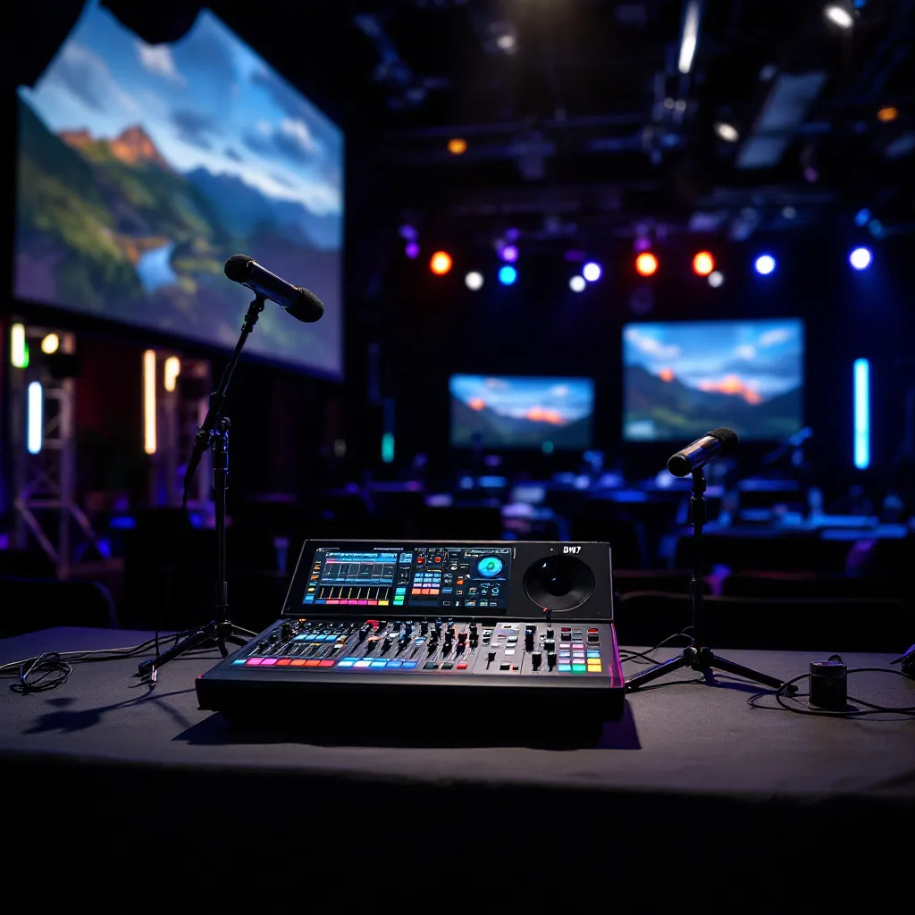 Location de matériel audiovisuel professionnel avec DM7 Yamaha