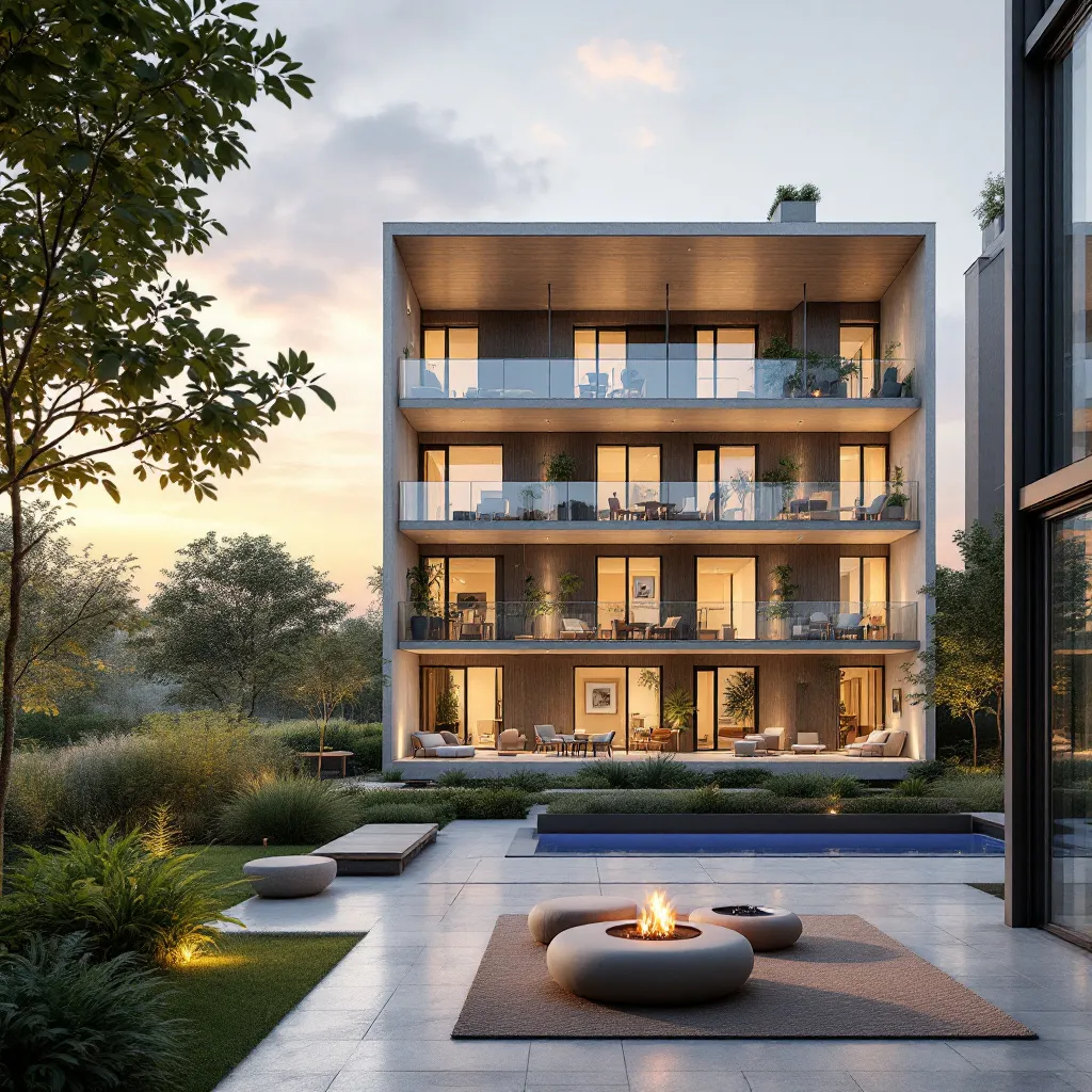 Vue d'ensemble d'un programme immobilier neuf en France