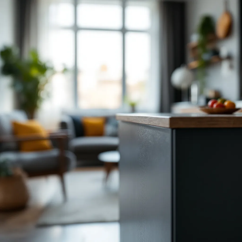 Exemple d'un appartement neuf conçu pour la colocation