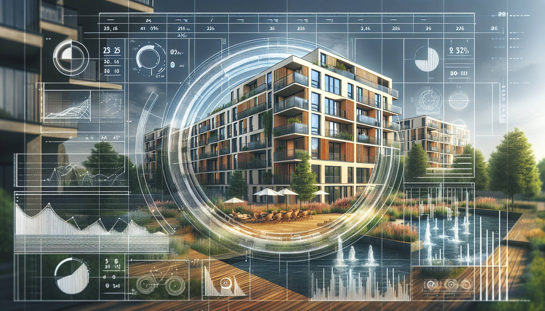 Vue d'un programme immobilier neuf en France