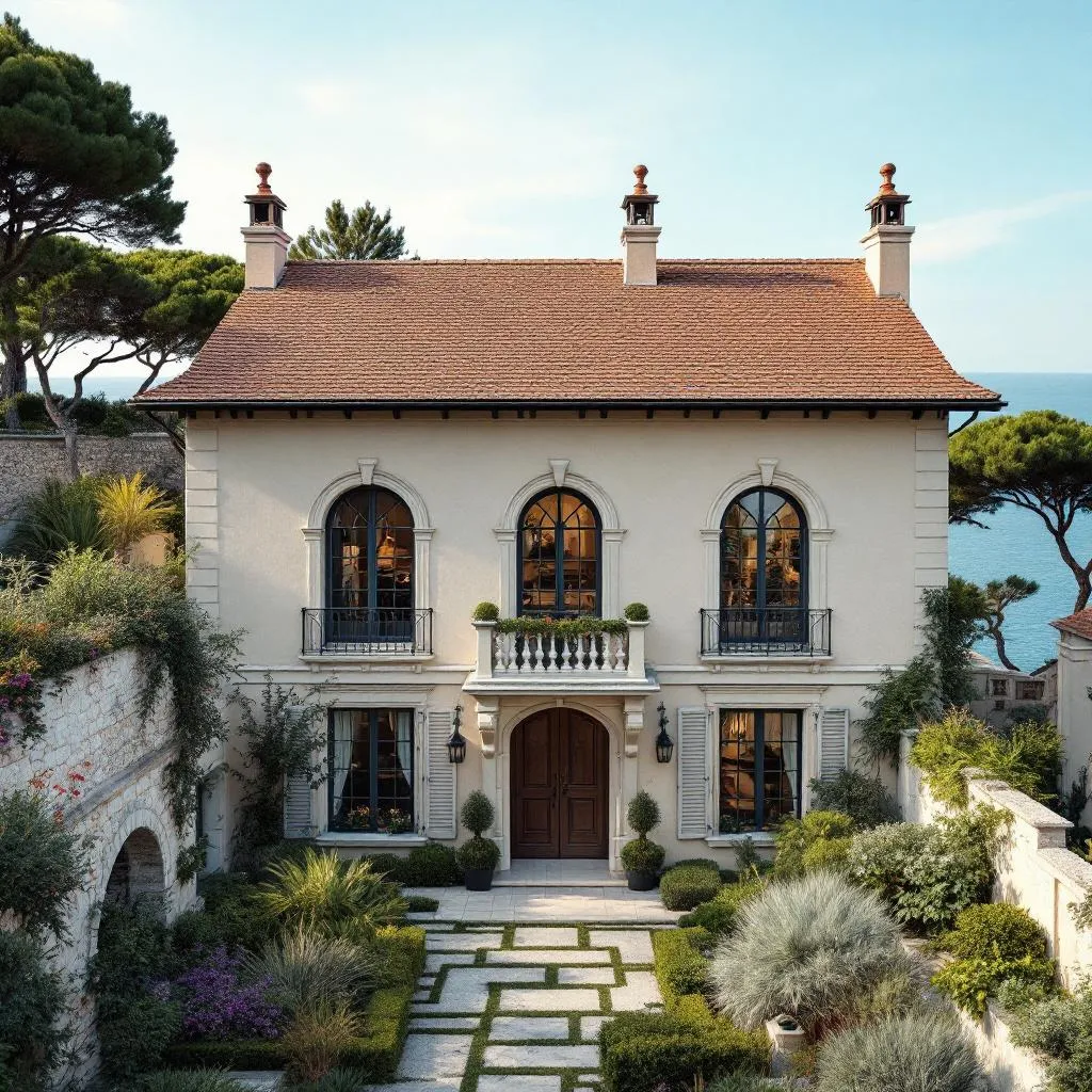 travaux de toiture à Nice avec vue sur la mer Méditerranée