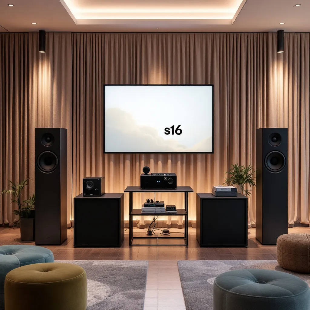 Système audio S16 installé pour une réception