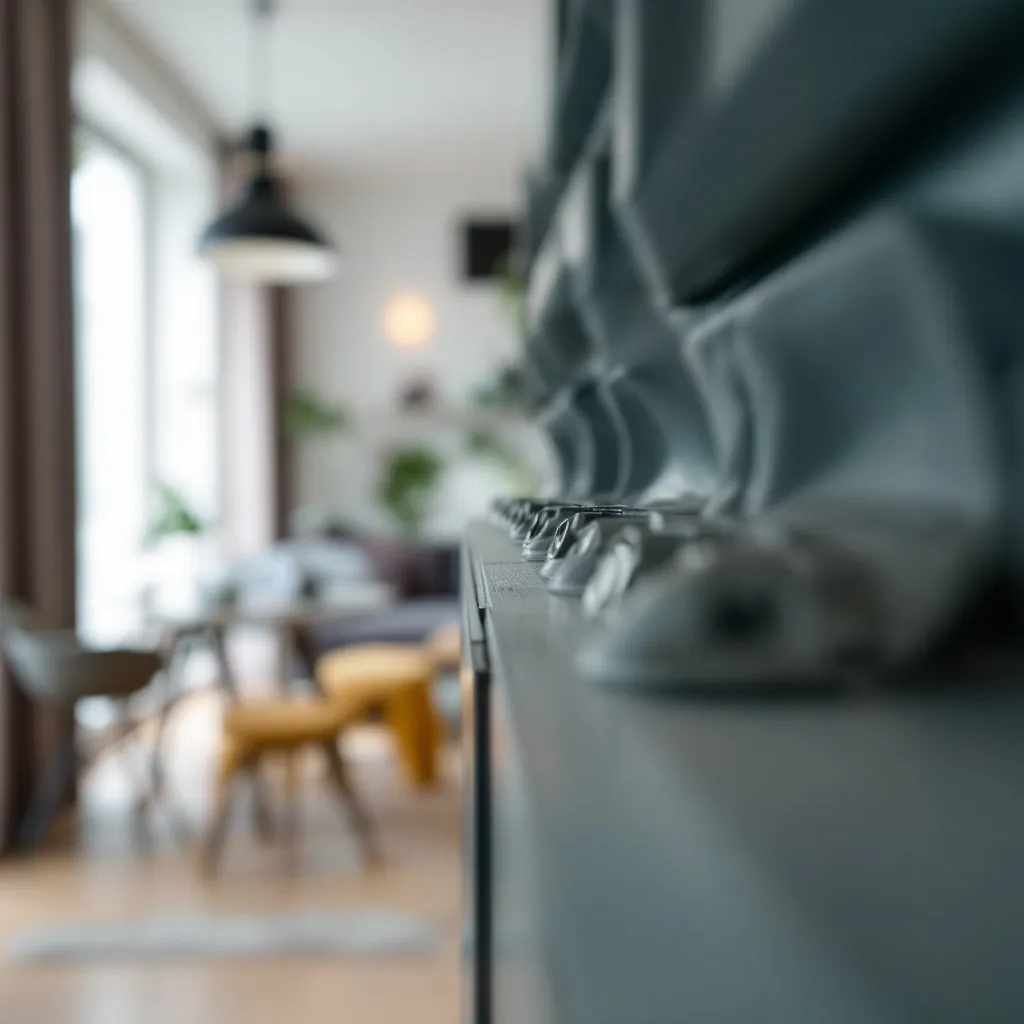 Intérieur d'un appartement neuf adapté pour la colocation