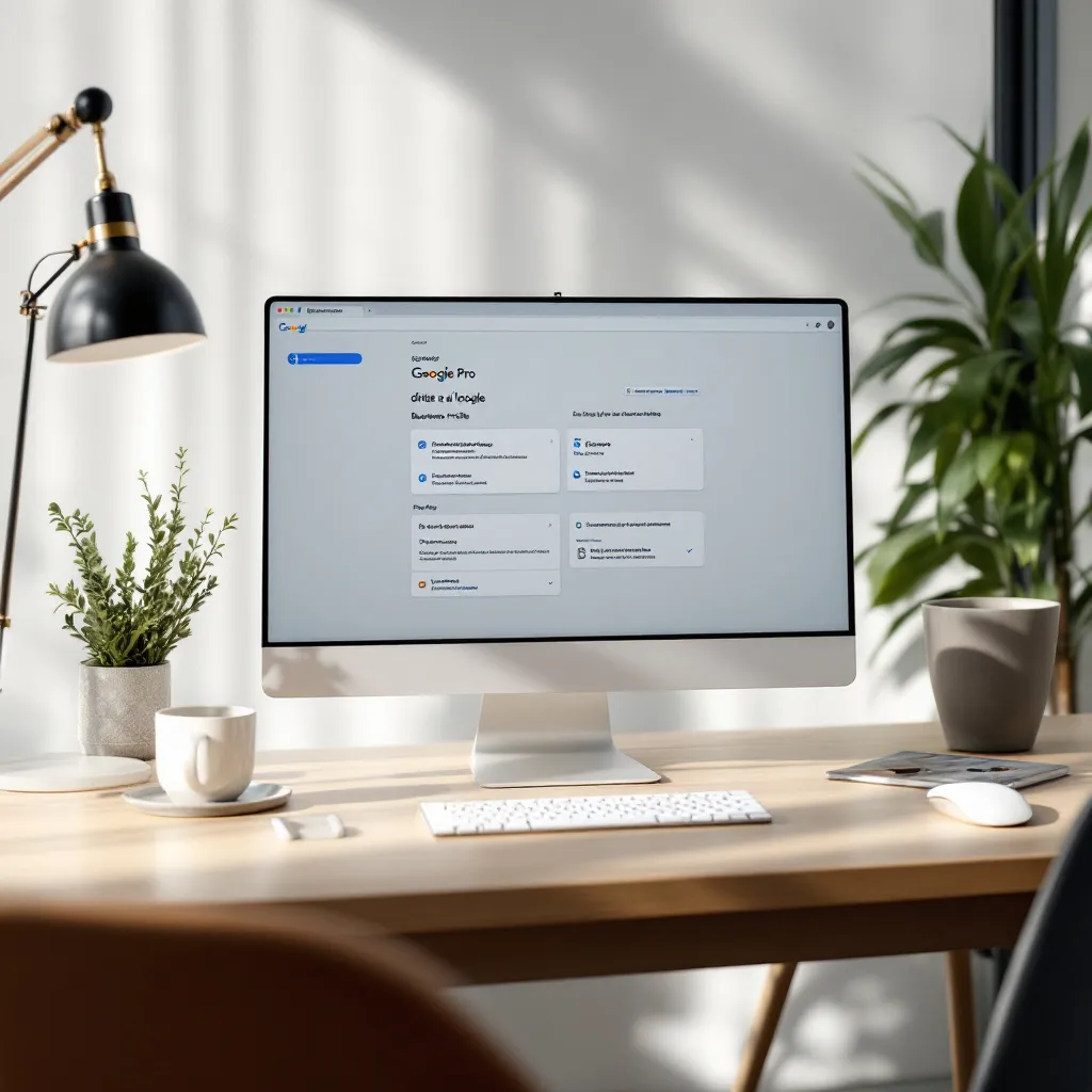 Illustration du concept de droit à l'oubli Google sur une fiche Google Pro