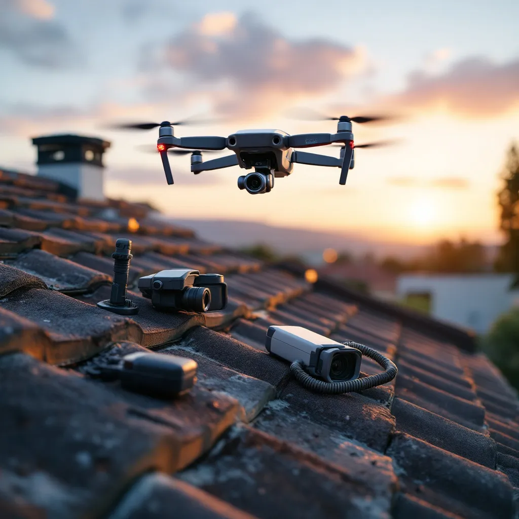 Inspection de toiture par drone à Toulon