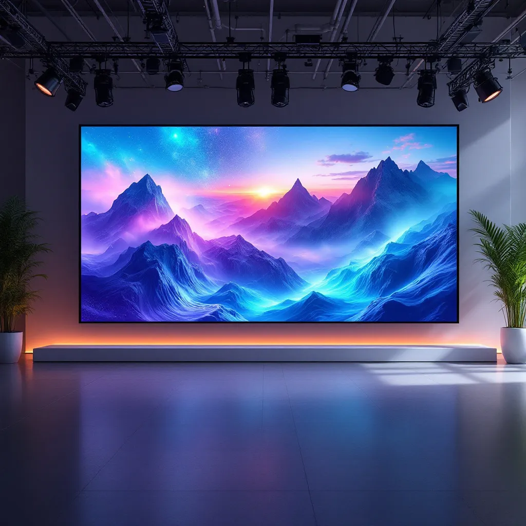 Écran LED 2.6 utilisé lors d'un événement