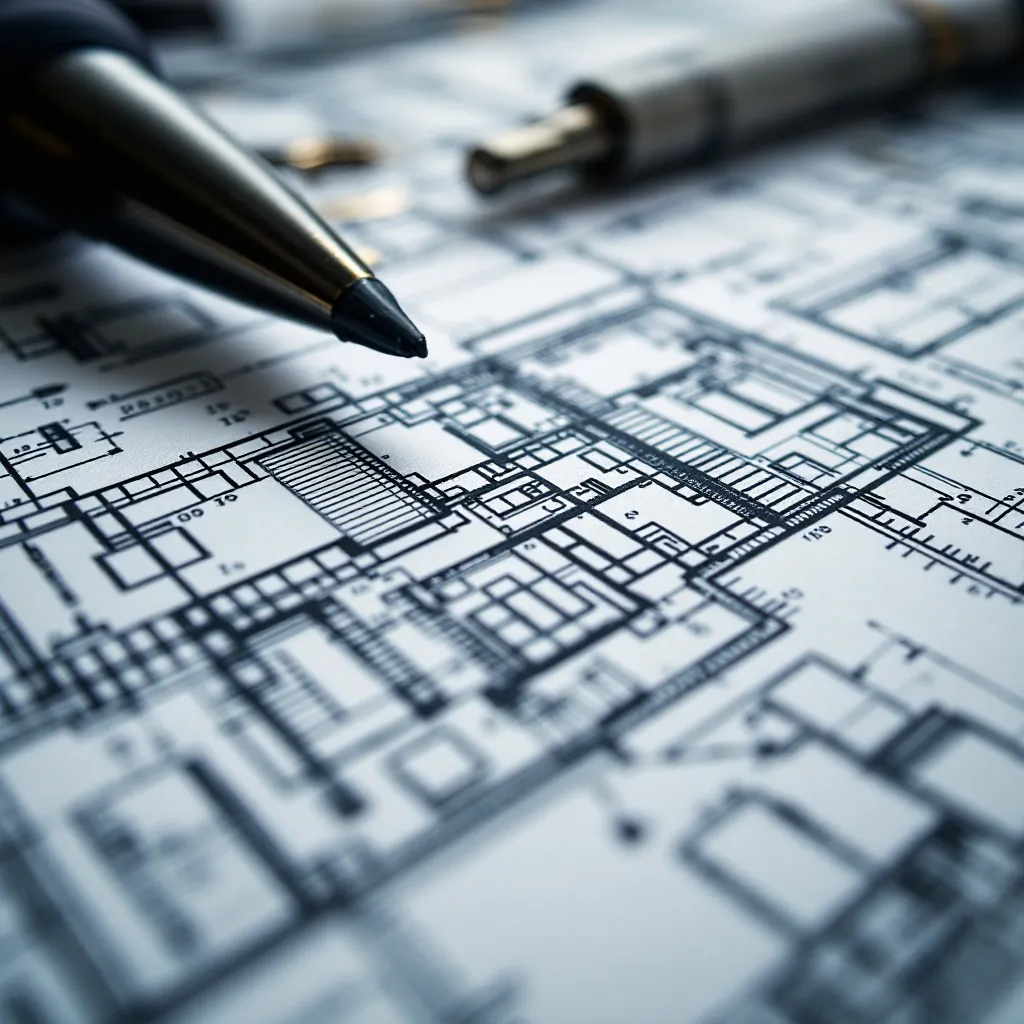 Vue aérienne d'un programme immobilier neuf en construction