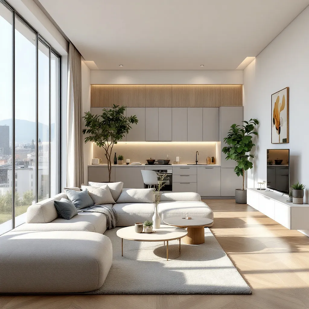 Vue d'ensemble d'un programme immobilier neuf en France