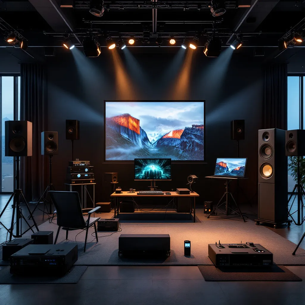 Location matériel audiovisuel professionnel pour événement
