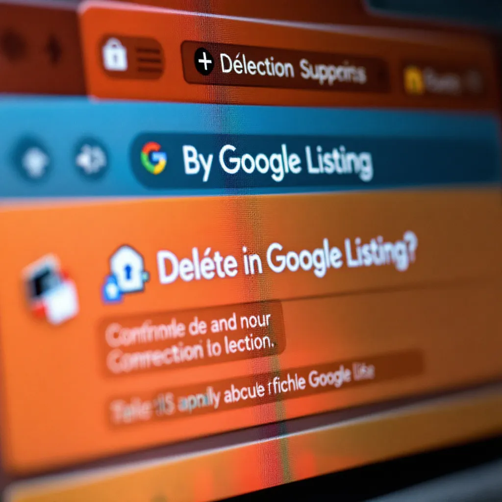 Outils pour supprimer une fiche Google