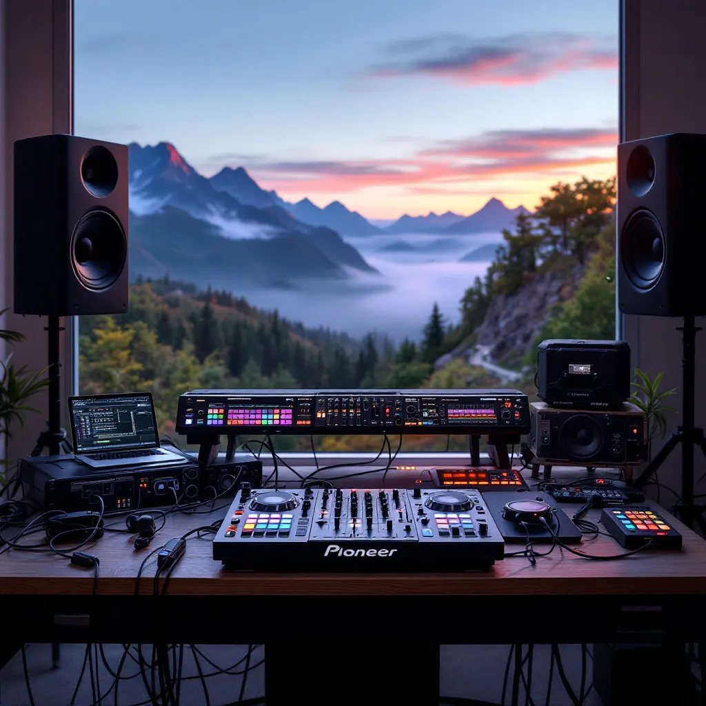 Pioneer CDJ3000 en utilisation lors d'un événement audiovisuel