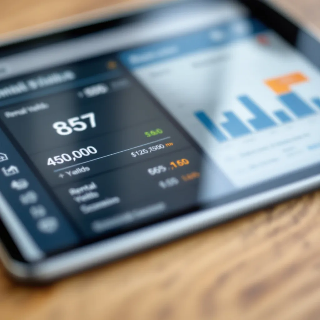 Interface utilisateur d'un simulateur d'investissement
