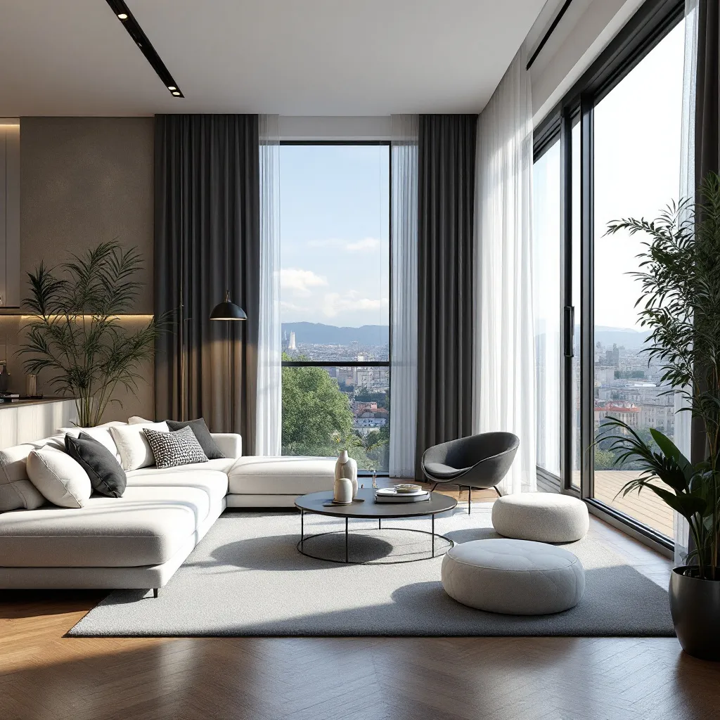 Vue moderne d'un complexe immobilier neuf