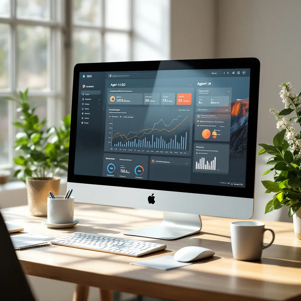 Agent IA SEO optimisant le contenu génératif