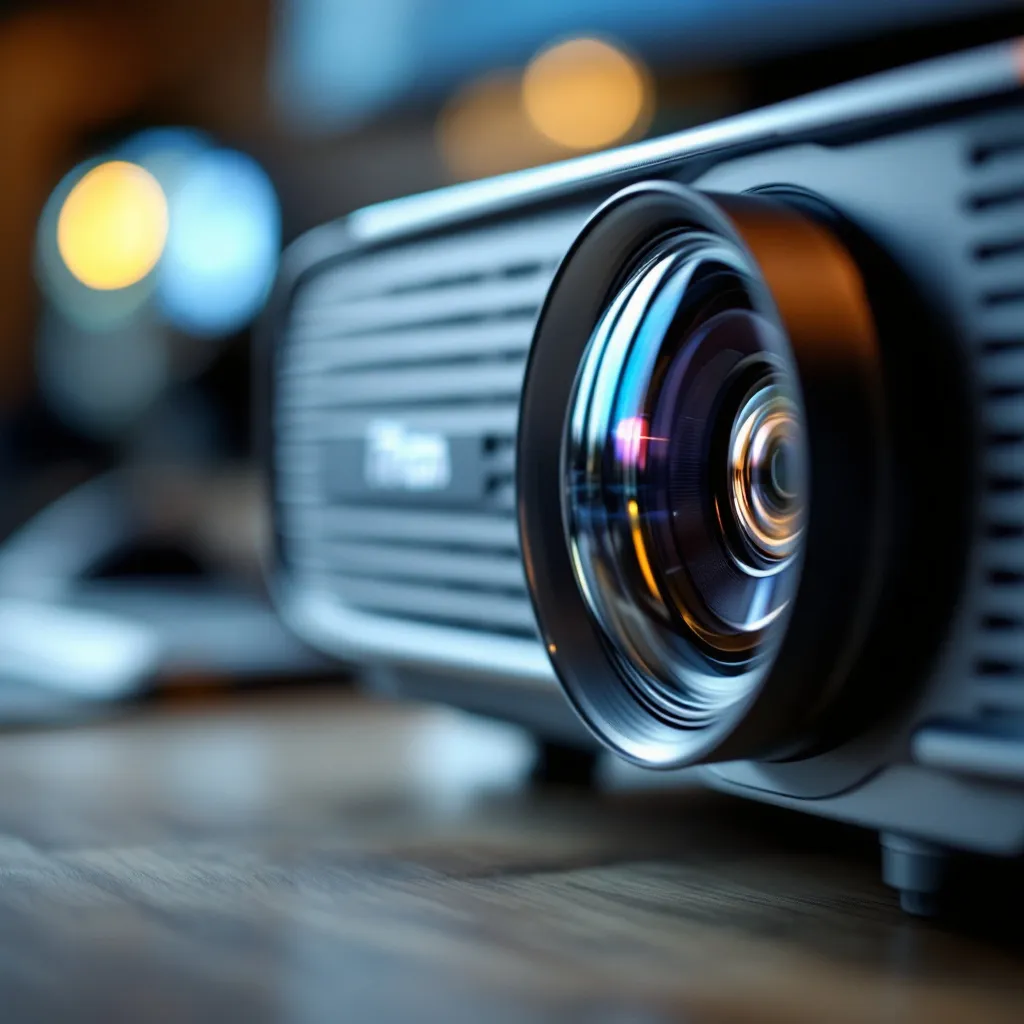Installation de matériel audiovisuel pour un événement