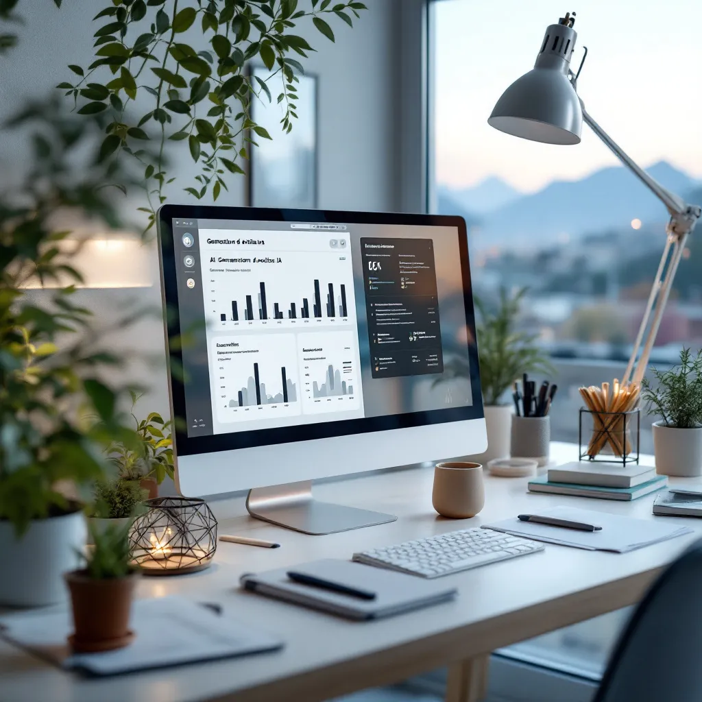 Illustration de l'IA transformant le SEO