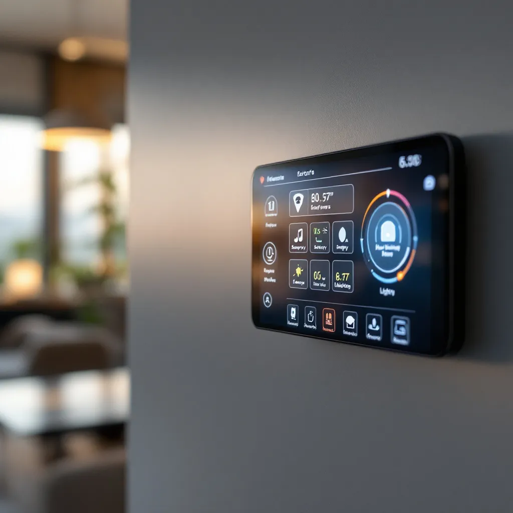 Luxury villa in Dubai with smart home technology
