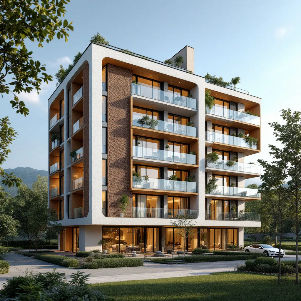 Vue moderne d'un appartement neuf en France en 2026