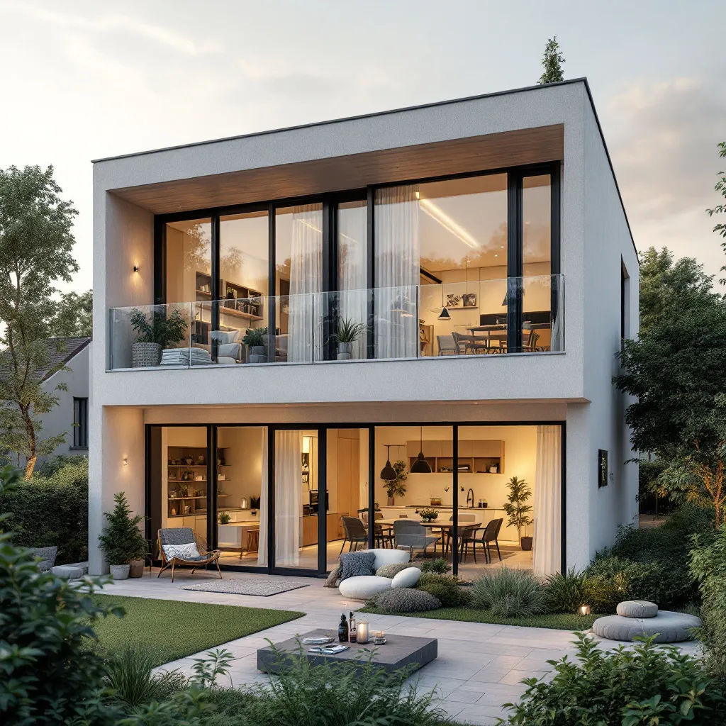 Vue d'un nouveau complexe immobilier en France pour achat immobilier neuf