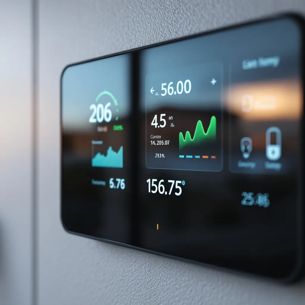 Intérieur moderne d'un appartement connecté en 2026