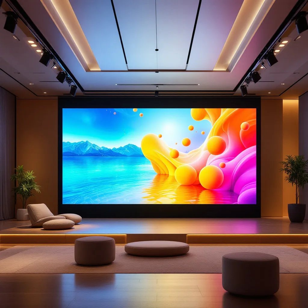 Écran LED 2.6 en utilisation lors d'un événement professionnel