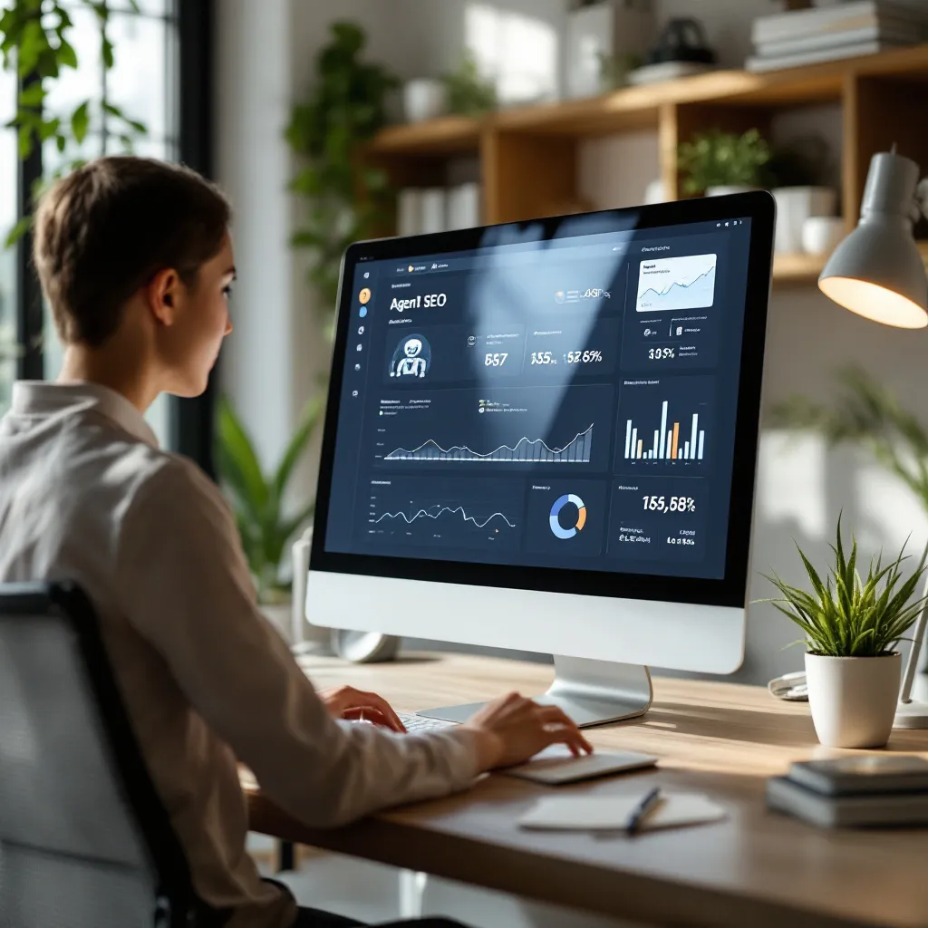 Agent IA SEO optimisant la génération de leads