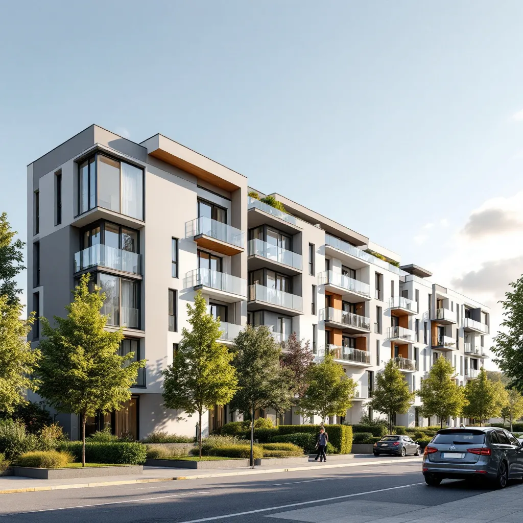 Vue d'un programme immobilier neuf en France en 2026